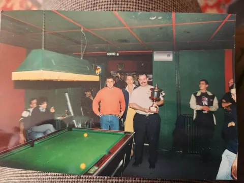 Photo : Victoire au 1er Challenge Jean-François Constant, septembre 1998, contre Fabrice Bourguigne